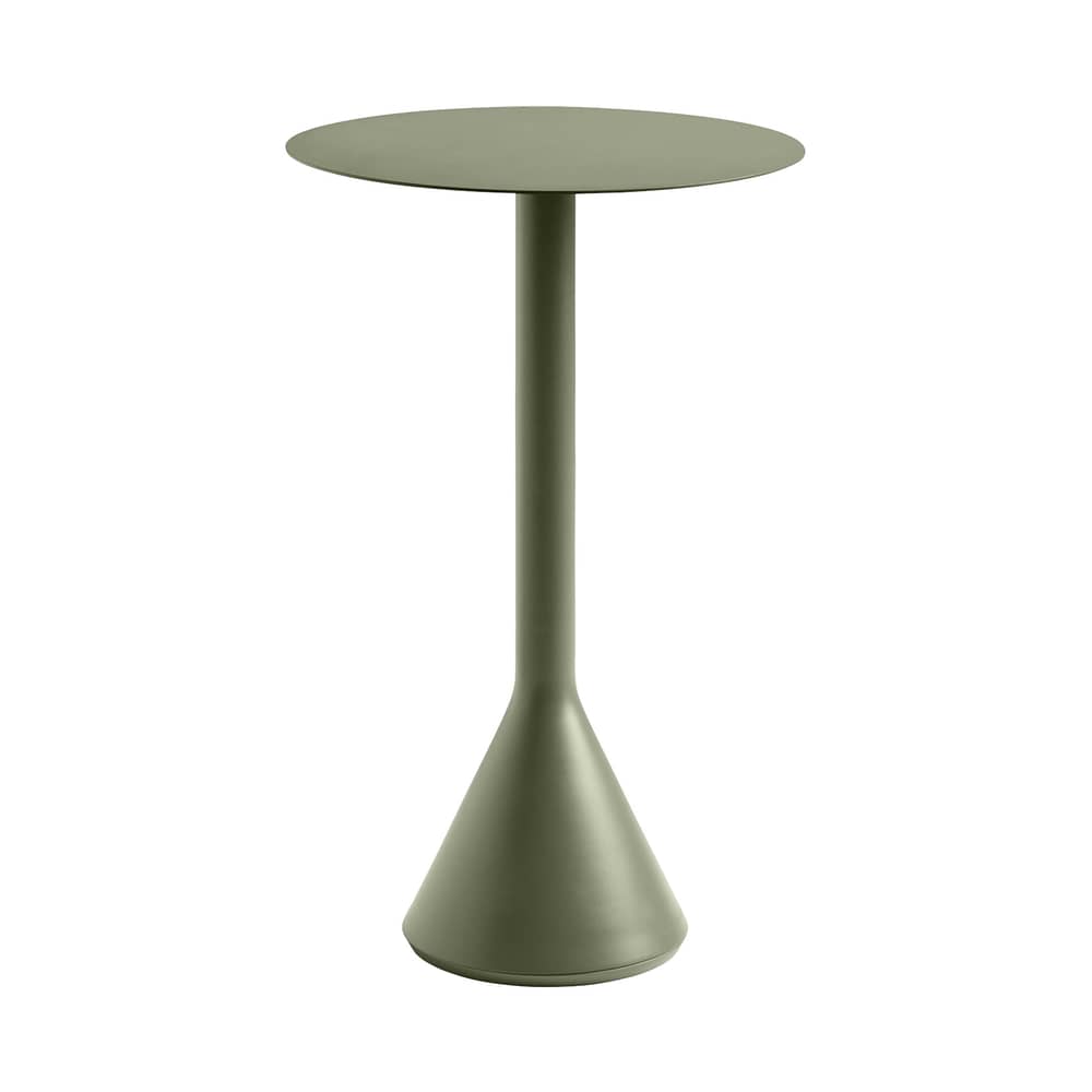 Mange-debout Palissade Cone / Ø 60 x H 105 cm  - Bouroullec, 2016 - Hay - Vert Olive - Acier laqué époxy, Béton teinté