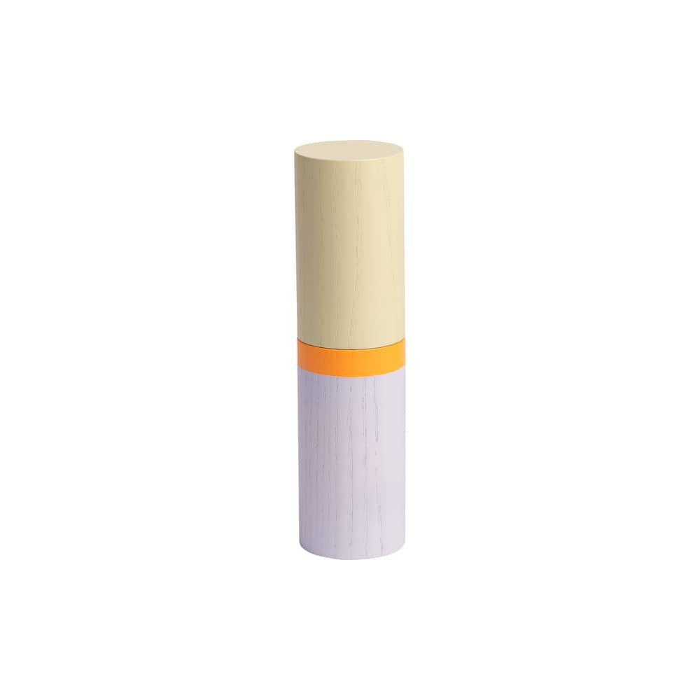 Moulin à épices Horizons bois jaune / H 18.5 cm - & klevering - H 18,5 cm / Jaune - Céramique, Frêne