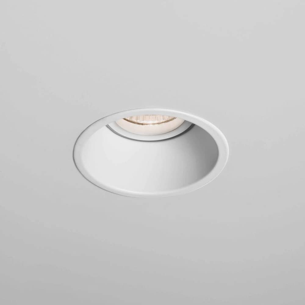 Minima Round Recessed spotlight metal white - Astro Lighting - Matt white - Lacquered steel