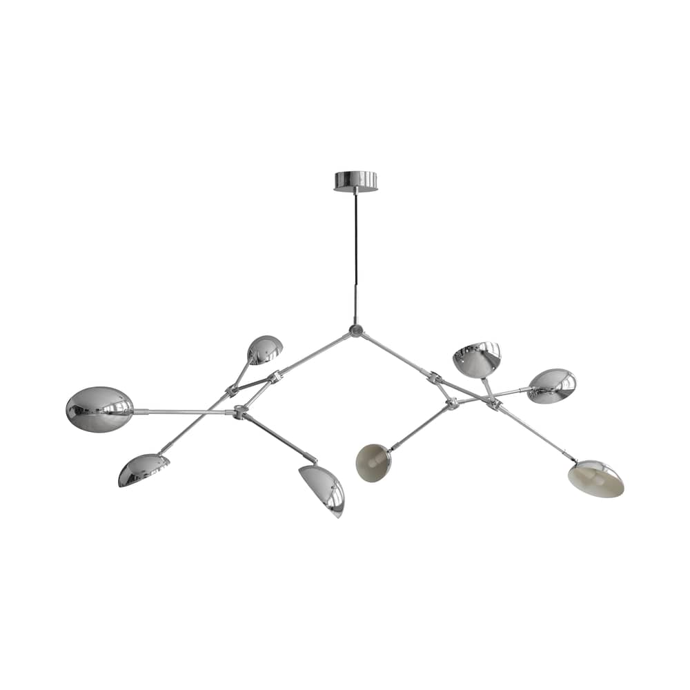 Suspension Drop / 154 x 121 x H 73 cm - Modulable - 101 COPENHAGEN - Chromé - Aluminium