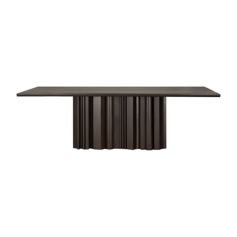 Table rectangulaire Sequence / 240 x 110 cm - 10 personnes - Ethnicraft - Acajou brun foncé - Acajou massif