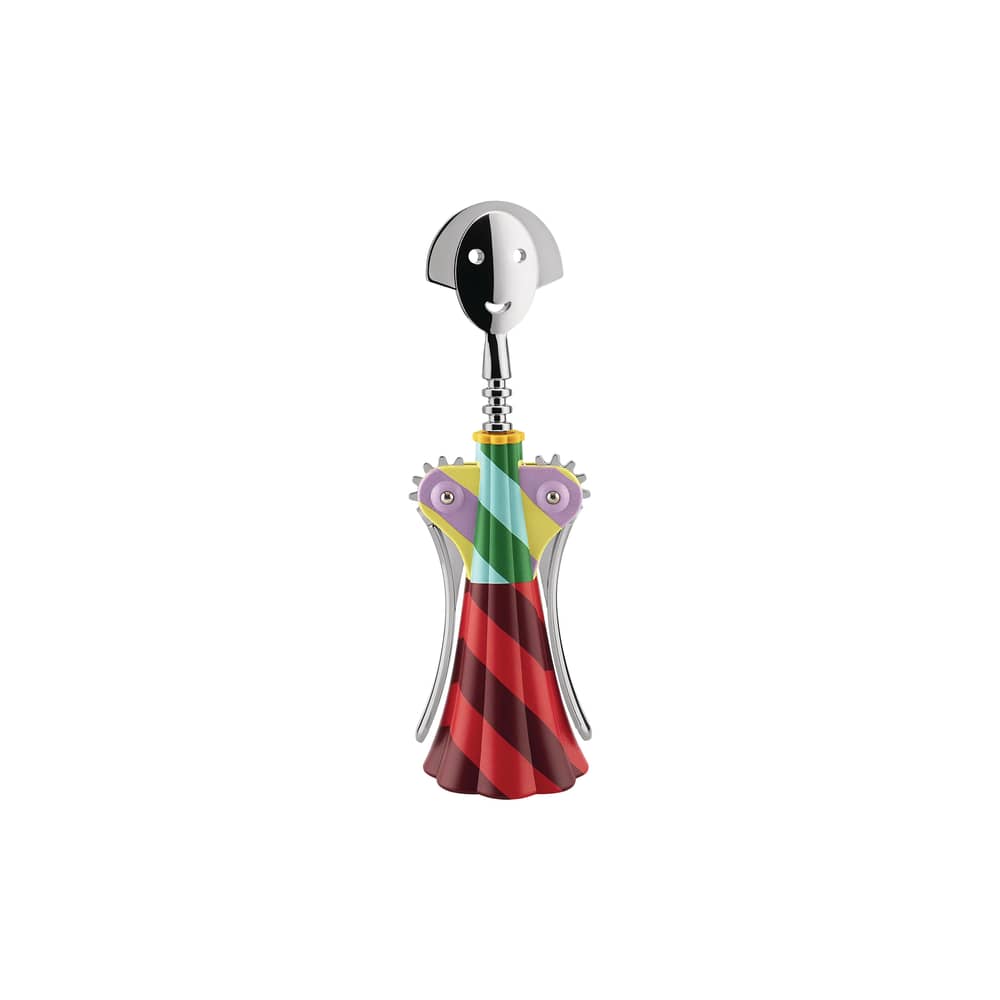Tire-bouchon Anna G. - Twirl / édition limitée 2026 (Alessandro Mendini, 1994) - Alessi - Twirl / Multicolore - Biocomposite AlkiPaper, Zamac chromé