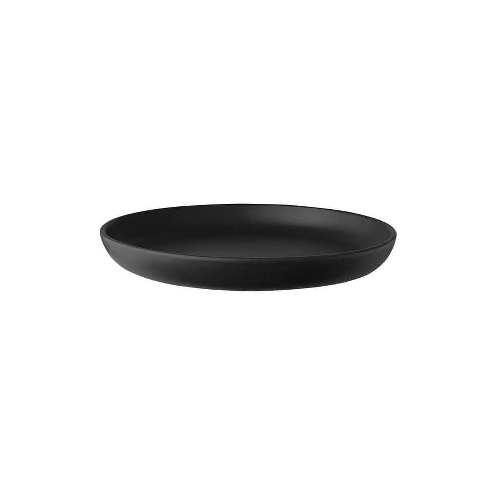Assiette à dessert Nordic kitchen céramique noir / Ø 18 cm - Grès - Eva Trio - Ø 18 cm / Noir mat - Grès