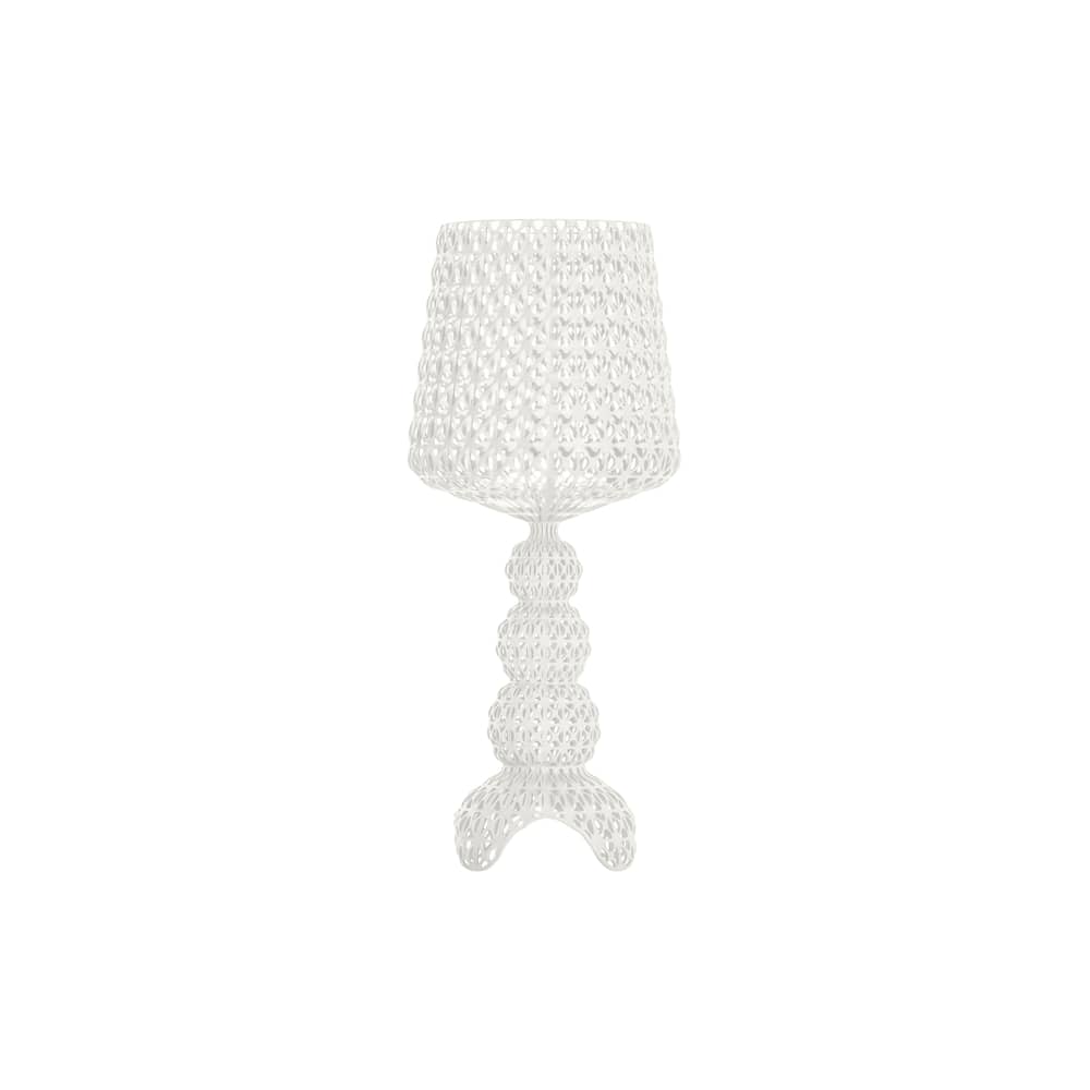 Bodenleuchte Mini Kabuki LED plastikmaterial weiß / LED - Kartell - Weiß - 