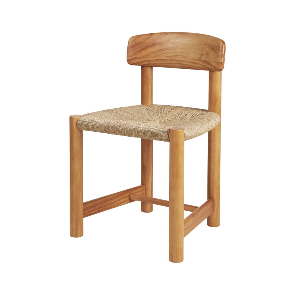 Chaise Daumiller bois naturel / 1977 - Gubi - Pin blond - Corde, Pin massif