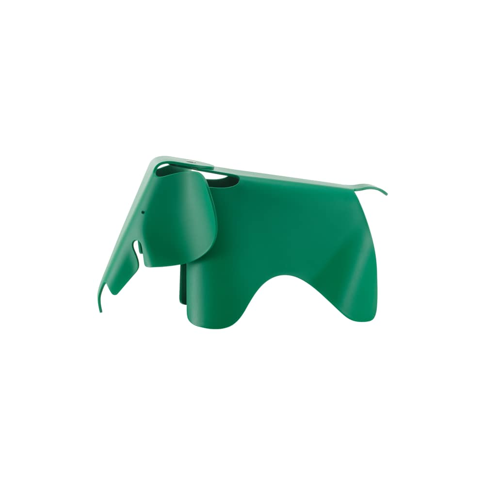 Décoration Eames Elephant RE (1945) vert / L 78,5 cm - Plastique recyclé - Vitra - Vert émeraude - Polypropylène recyclé