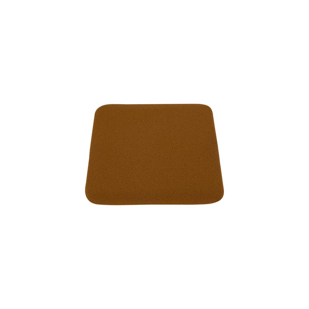  Accessory textile orange / Cushion for Curva Stool - 27.5 x 32 cm - AYTM - Curly Amber - Polyurethane foam, Terrycloth