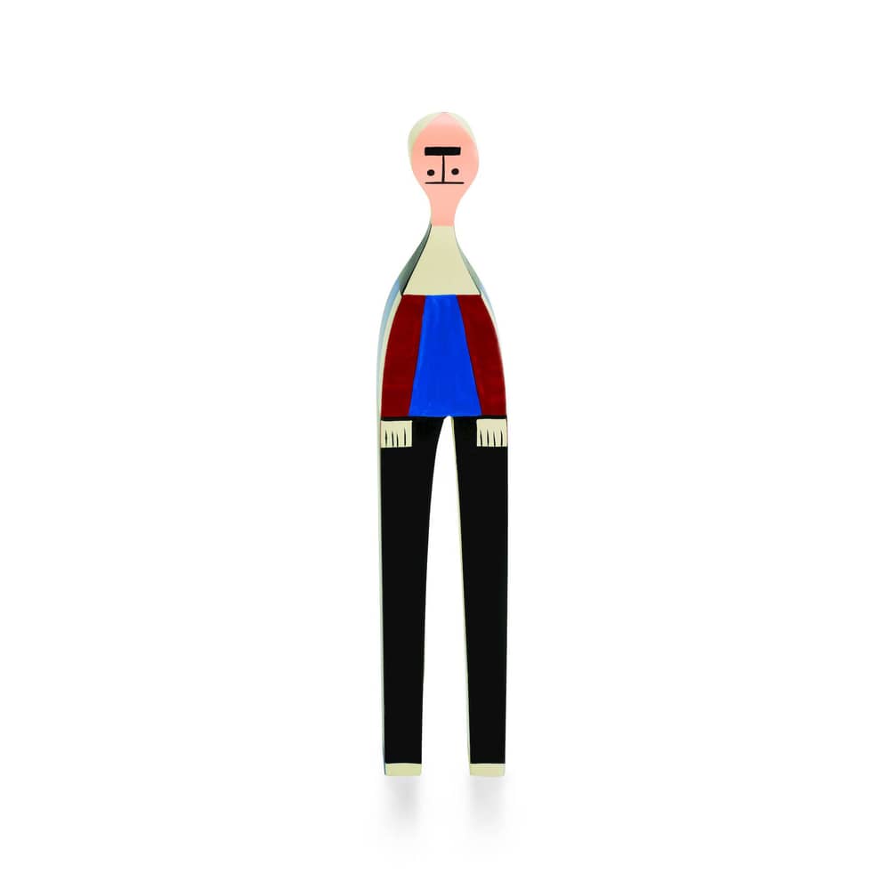 Dekoration Wooden Dolls - No. 22 holz bunt / By Alexander Girard, 1952 - Vitra - Nr. 22 - Tanne
