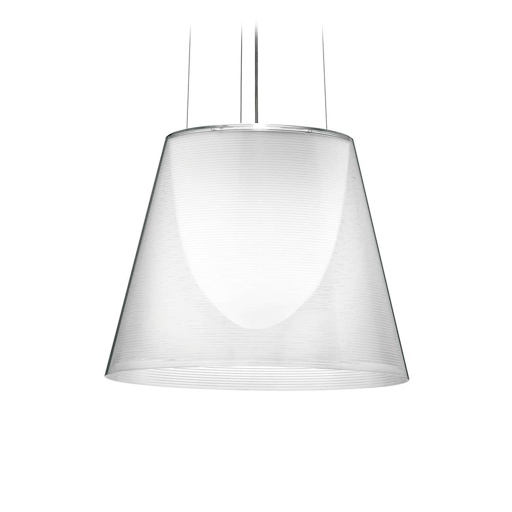 Suspension K Tribe S2 plastique transparent Ø 39.5 cm - Flos - Transparent - PMMA