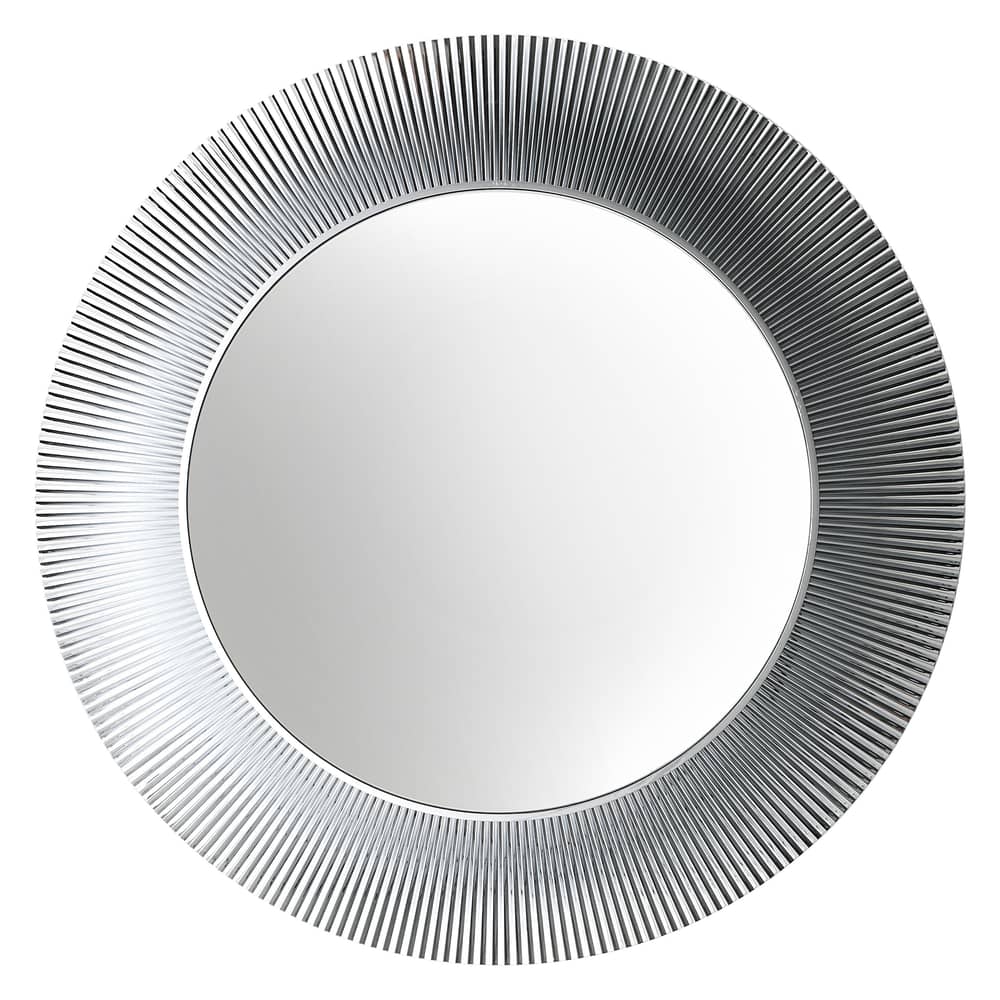 All Saints Wall mirror plastic material metal / Matallic - Ø 78 cm - Kartell - Chromed - PMMA