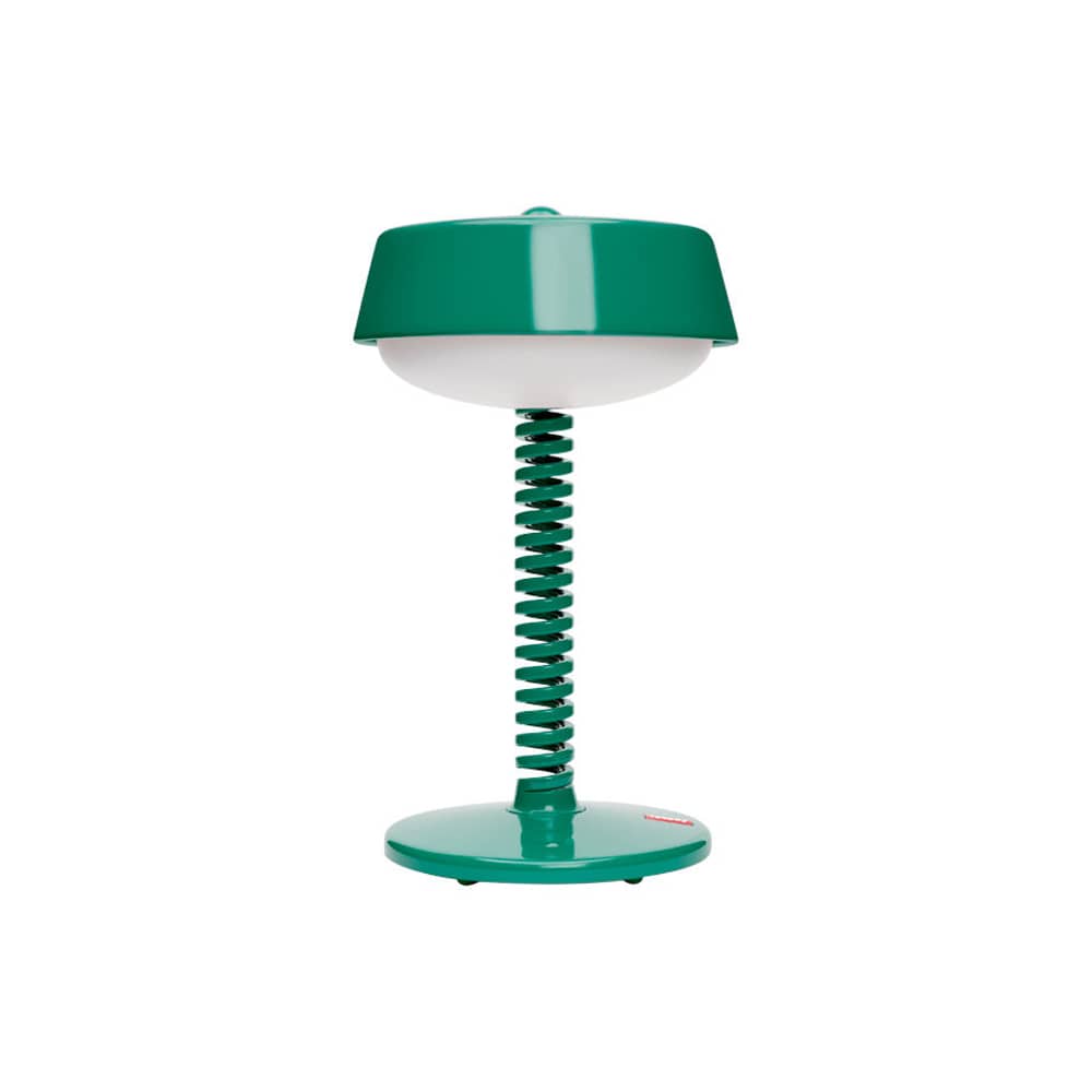 Lampada da esterno ricaricabile senza fili Bellboy metallo verde metallo verde / Ø 18 x H 30 cm - Fatboy - Verde Giungla - Acciaio, Alluminio, Polipropilene
