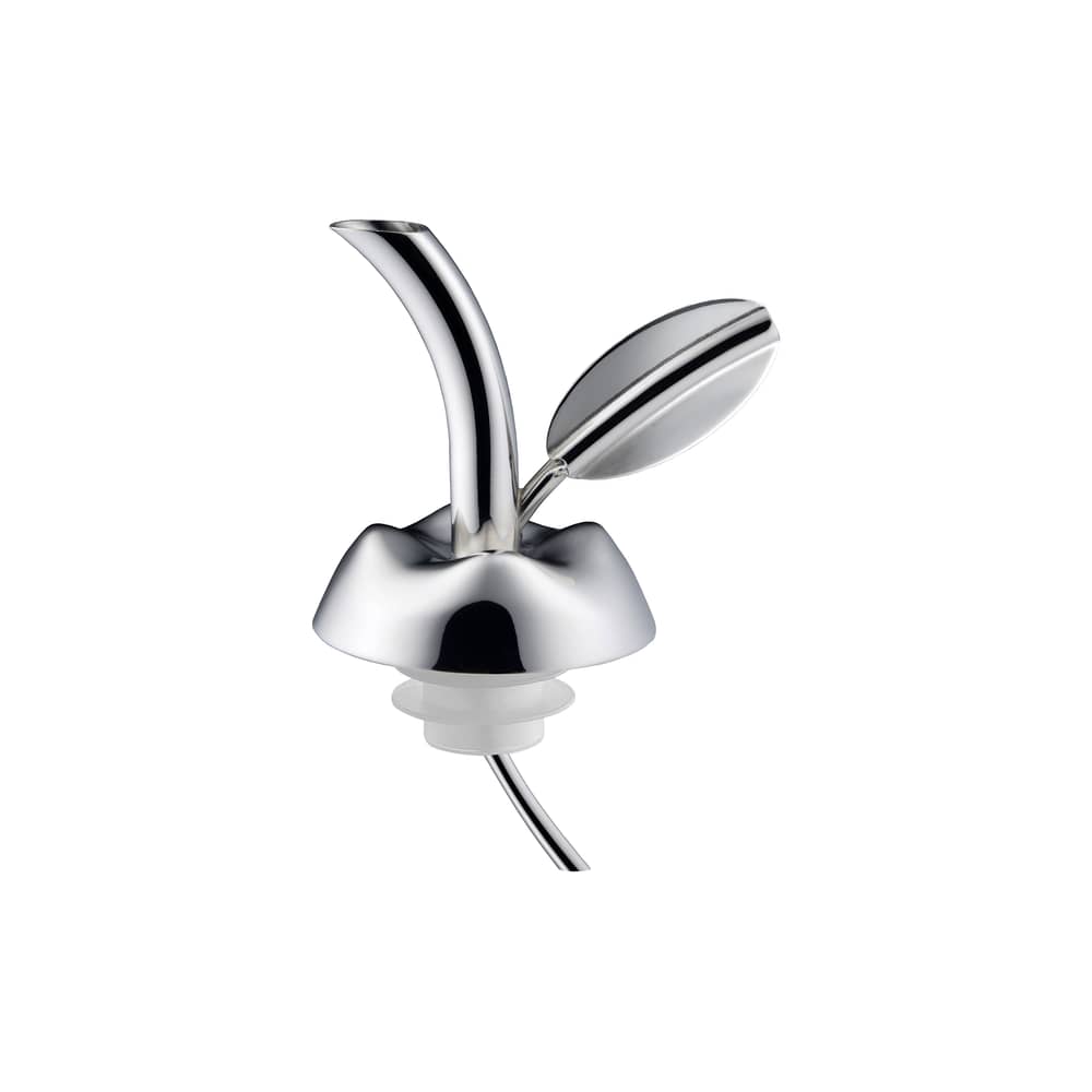 Fior d\'olio Pourer metal For oil bottle - Alessi - Steel - Stainless steel, Thermoplastic resin