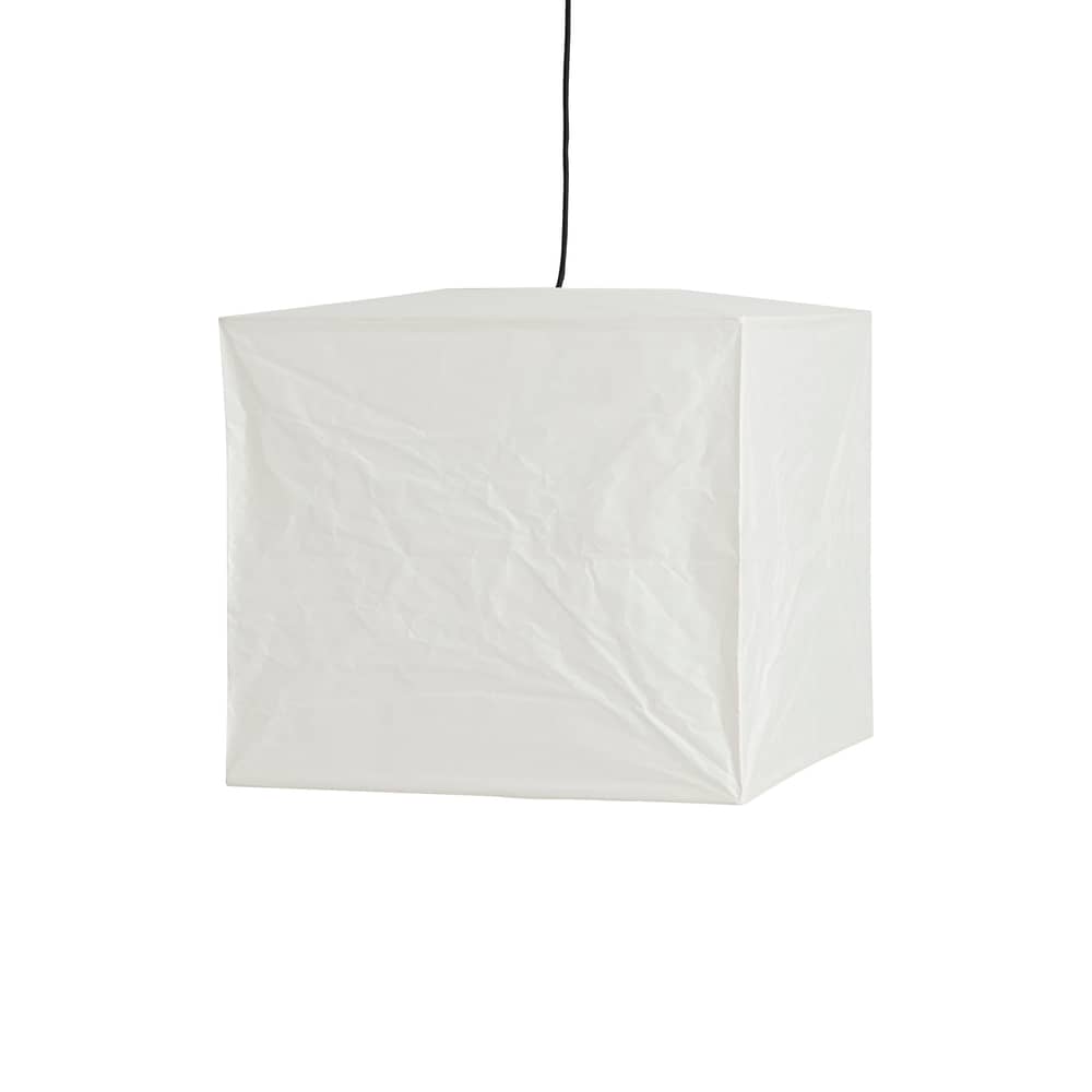 Abat-jour Paper Shade Cube papier blanc / 45 x 45 x H 40 cm - Hay - Blanc - Papier