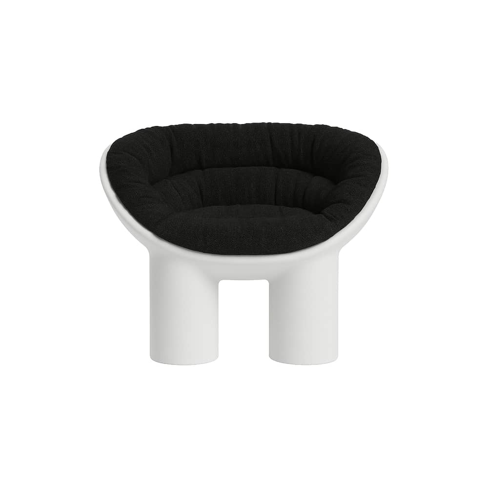 Accessoire / Coussin INDOOR pour fauteuil Roly Poly - Driade - Noir (coton Bonifacio 91) - Coton