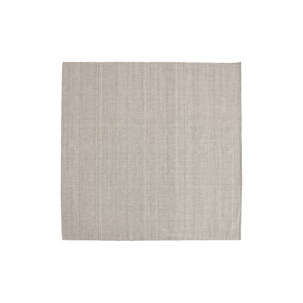 Tapis d\'extérieur Haze gris / 230 x 230 cm - Hay - Gris clair - Polyester recyclé, Viscose