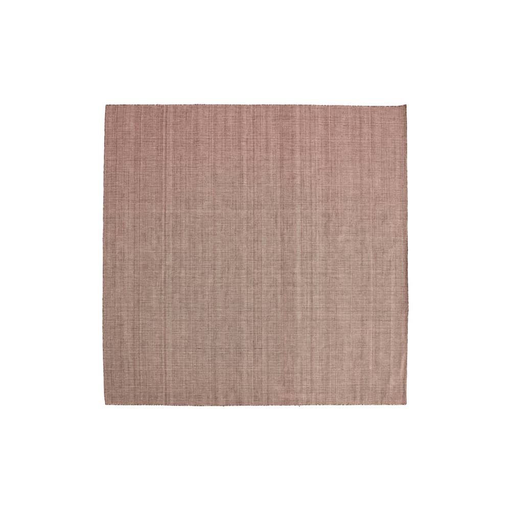Tapis d\'extérieur Haze rouge / 230 x 230 cm - Hay - Rouge fer - Polyester recyclé, Viscose