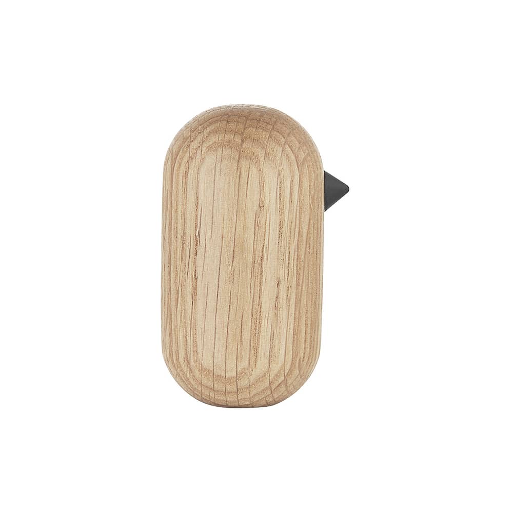 Little Bird Figurine natural wood H 7 x Ø 3,8 cm - Normann Copenhagen - H 7 cm / Oak - Turned solid oak