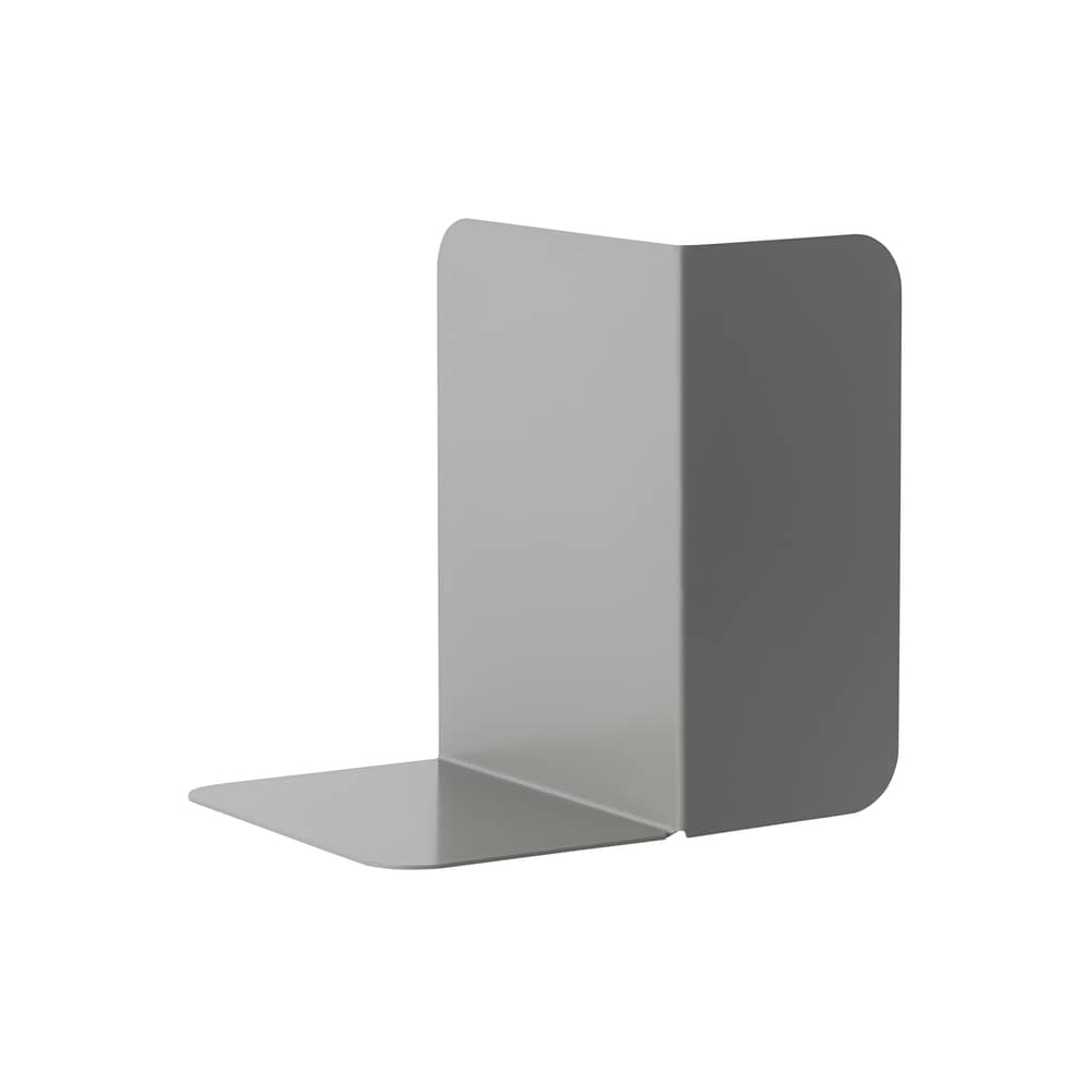 Serre-livres Compile métal gris /Modulable - Muuto - Gris - Acier laqué