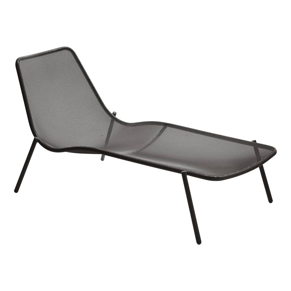Transat fixe Round métal marron  / Seconde vie - Emu - Bronze - Acier