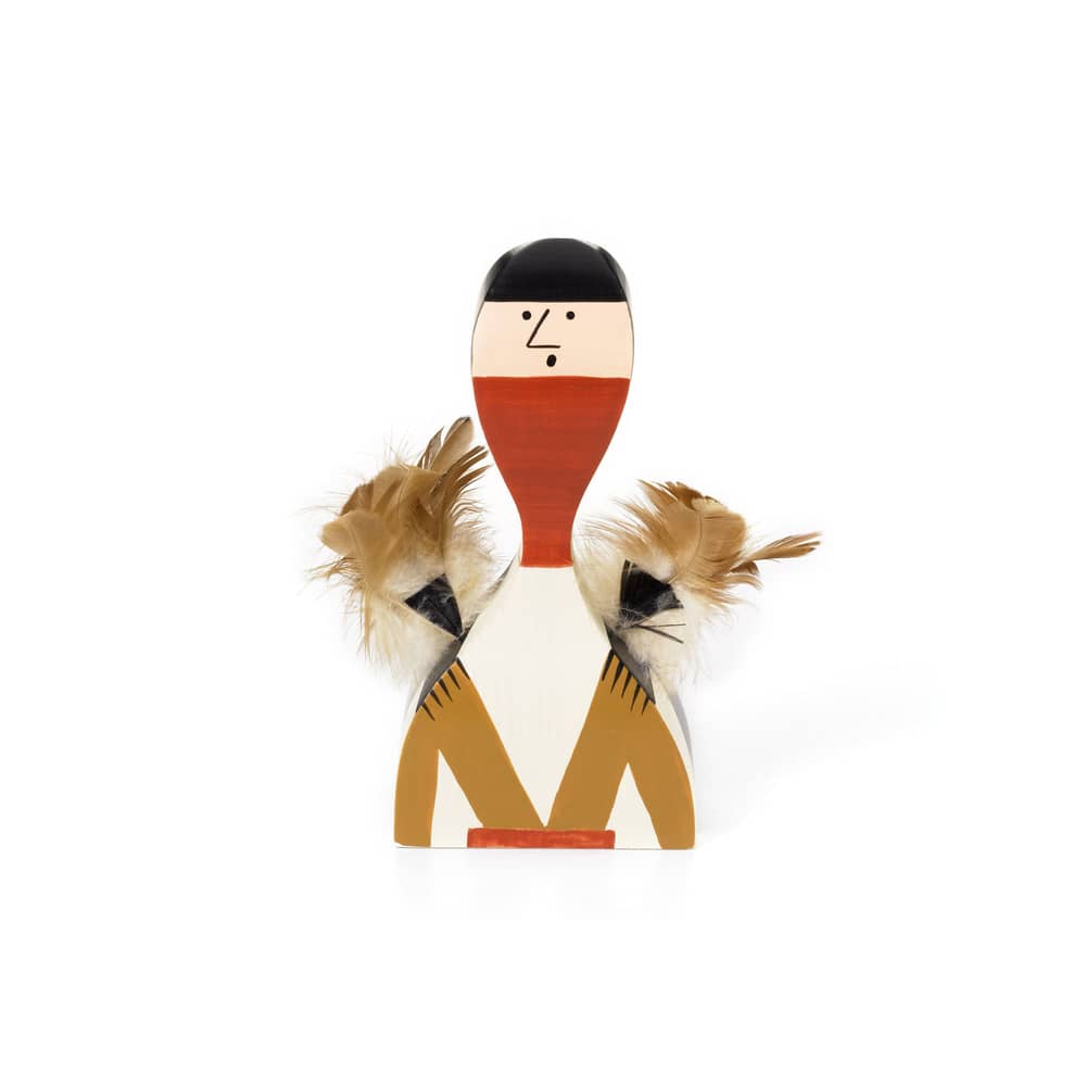 Dekoration Wooden Dolls - No. 10 holz bunt / By Alexander Girard, 1952 - Vitra - Nr. 10 - Tanne