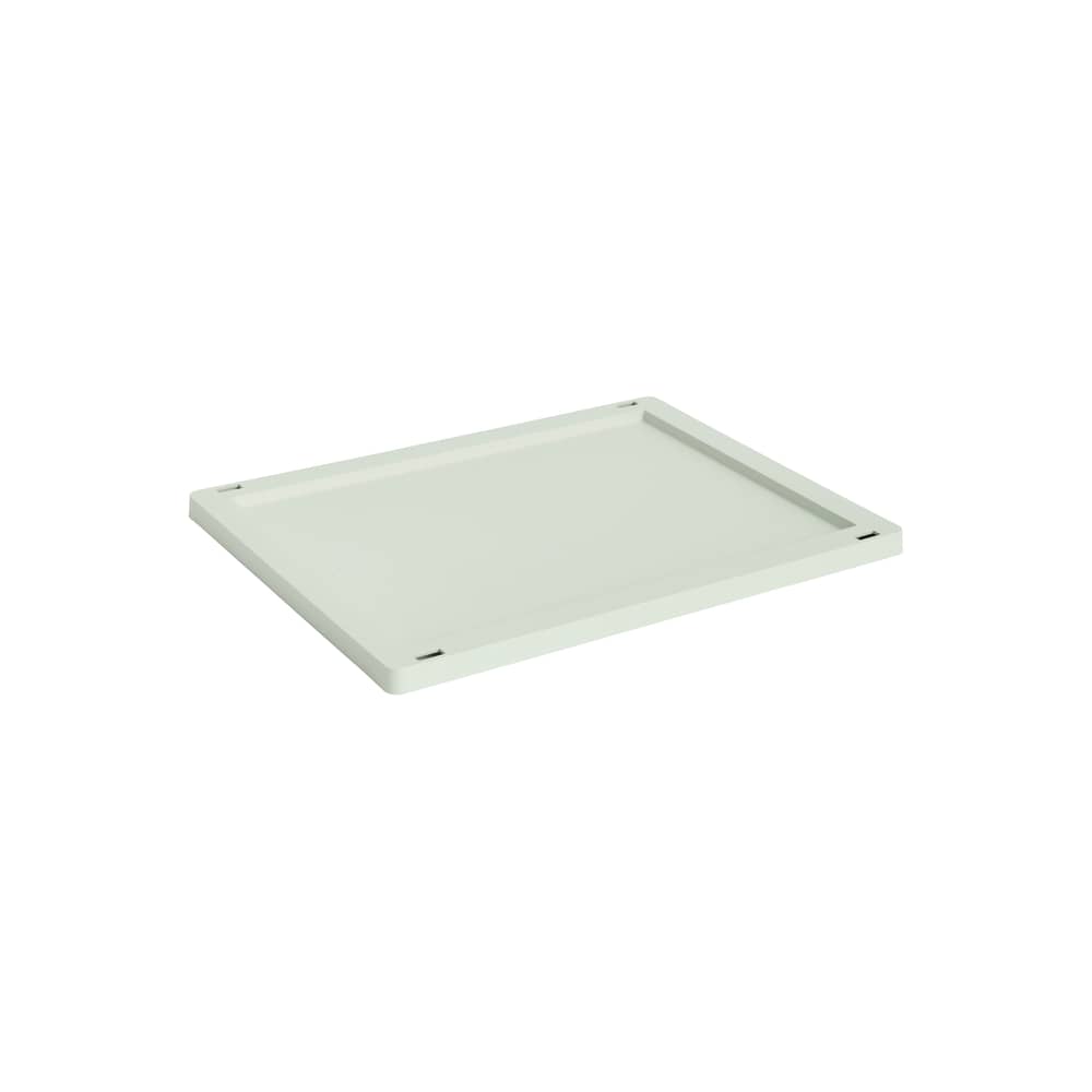 Couvercle  plastique vert / Pour panier Colour Crate Medium 27 x 35 cm - Hay - Menthe - Polypropylène recyclé