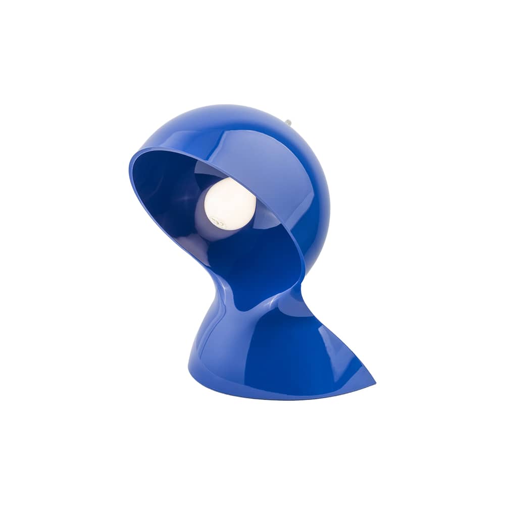 Lampe de table Dalù / Vico Magistretti, 1969 - Artemide - Bleu Klein - Thermoplastique moulé
