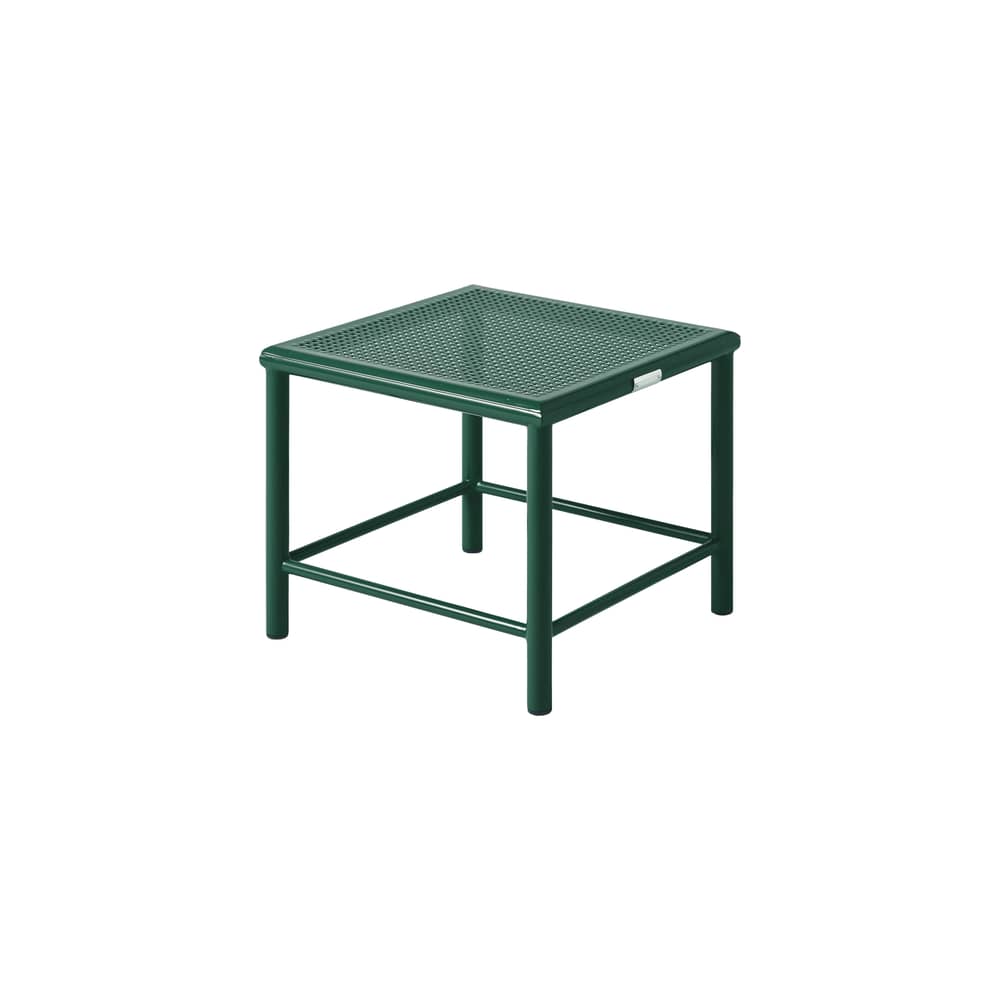 Sgabello T37 Tressé metallo verde / Seduta in tessuto - Tolix - Espanso Verde - Acciaio inossidabile