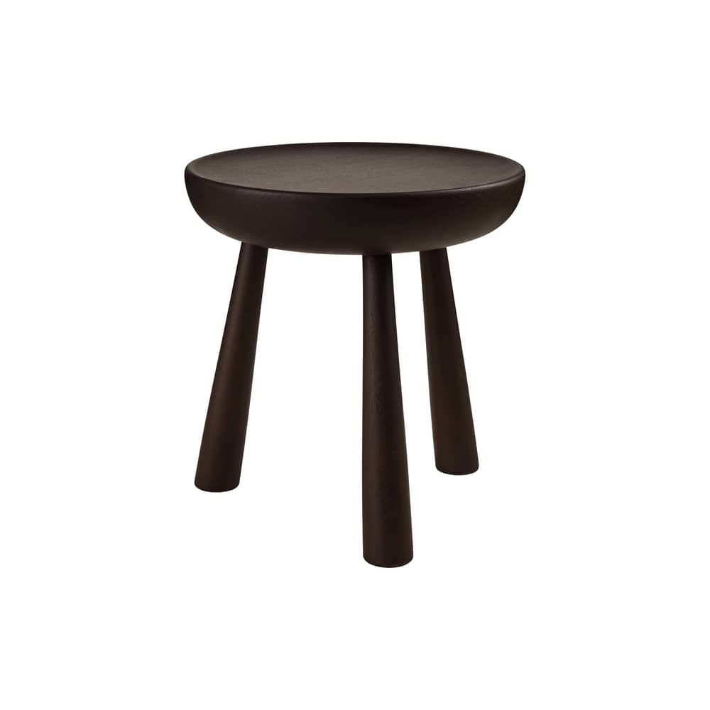 Tabouret Totto bois marron - Gubi - Bois foncé - Bois de sapelli