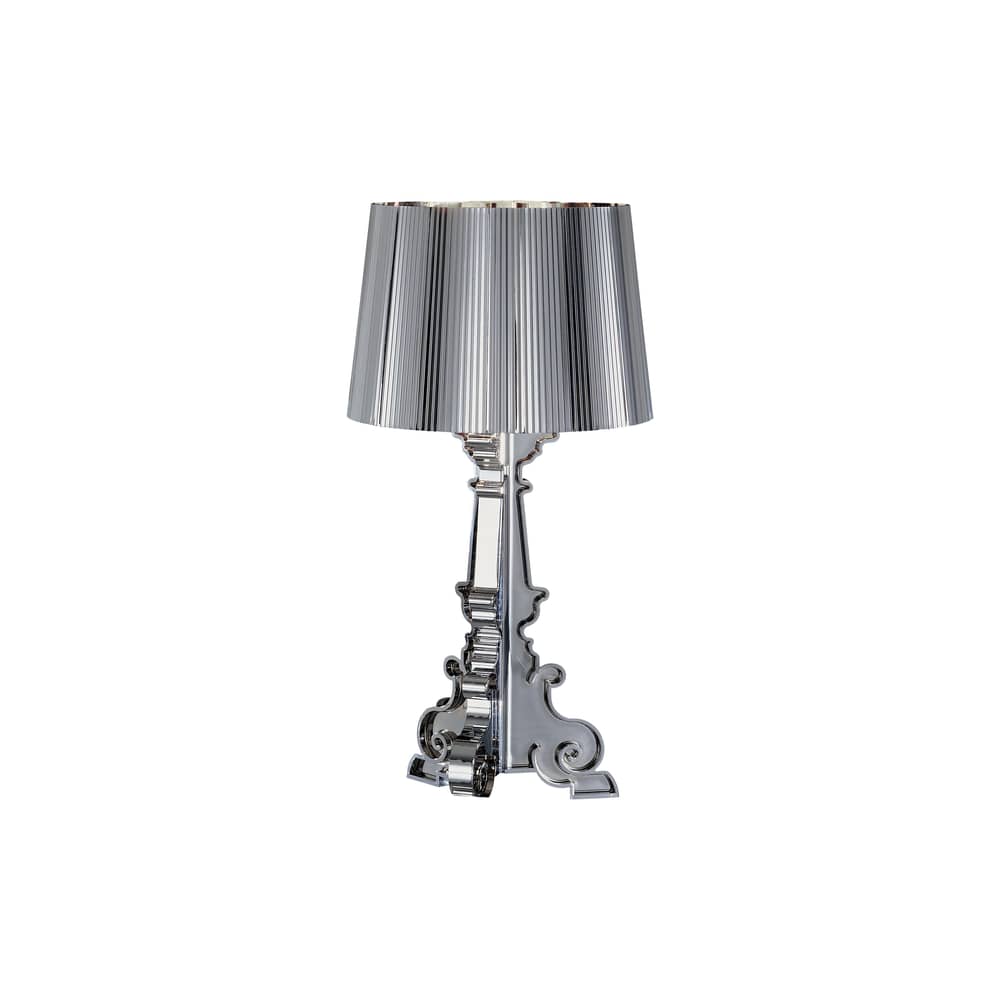 Tischleuchte Bourgie Chrome plastikmaterial grau silber metall / H 68 bis 78 cm - Ferruccio Laviani, 2004 - Kartell - Verchromt - verchromtes ABS