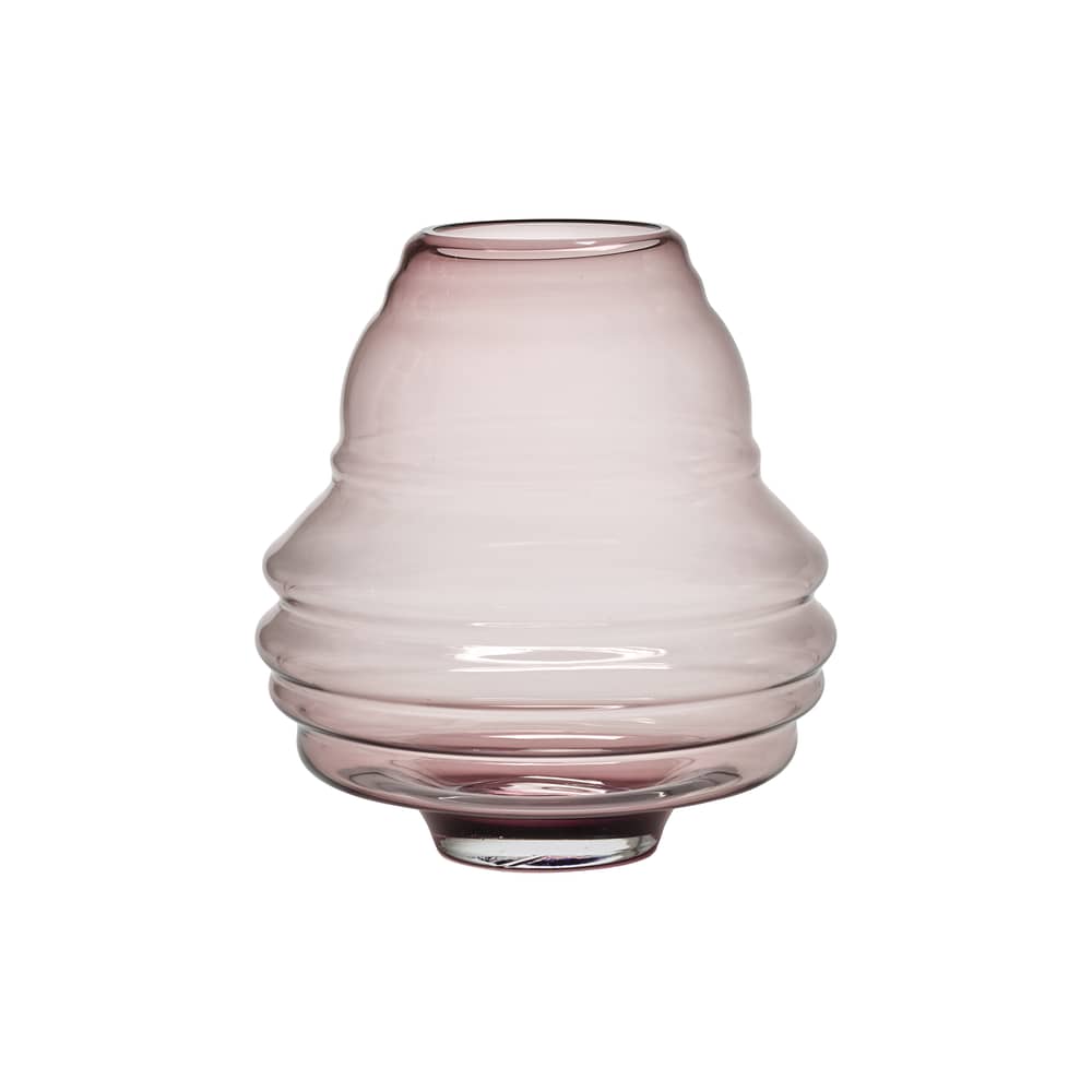 Vase Cameo IN&OUT 02 verre rose - Serax - Forme n° 2 / Rose - Verre