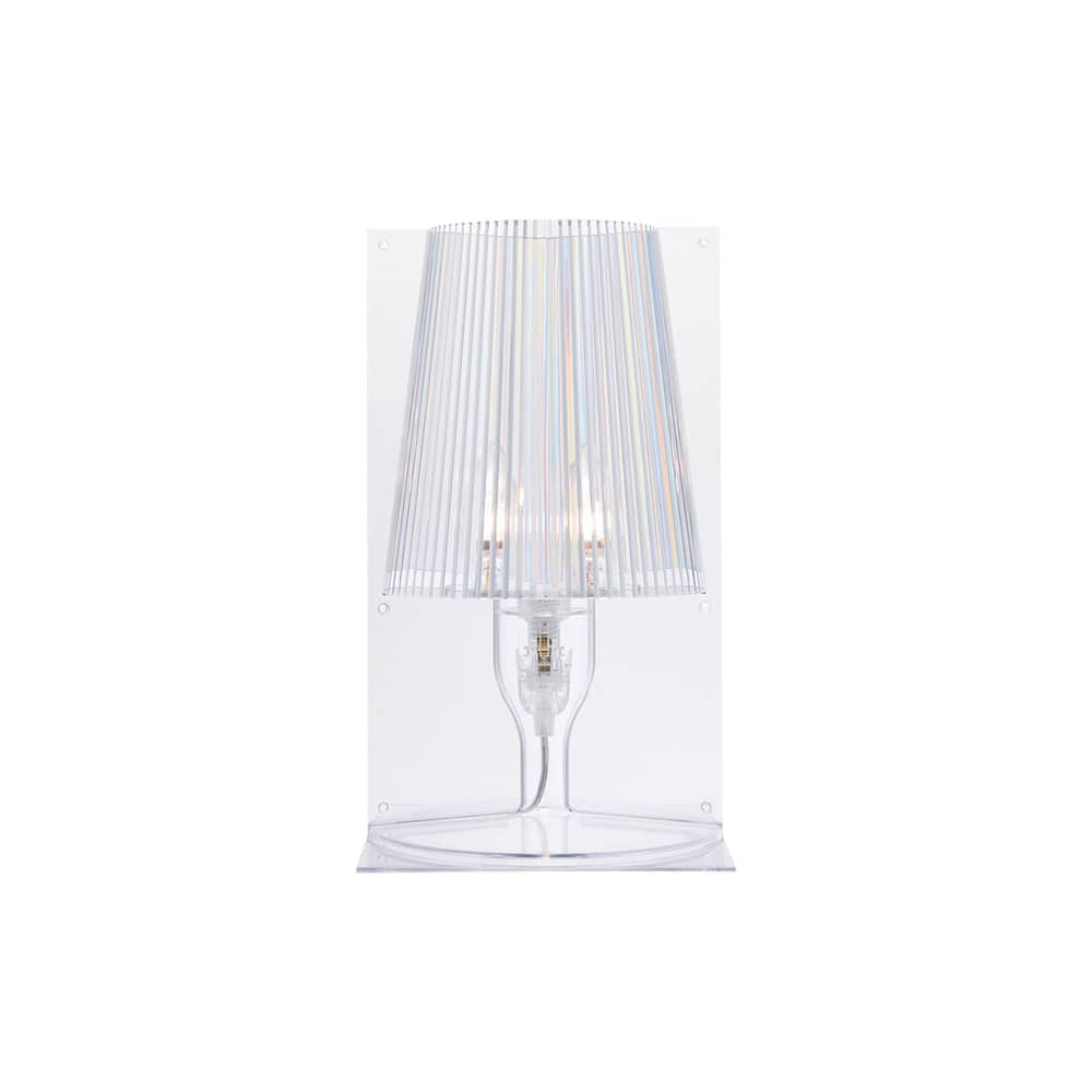 Lampe de table Take plastique transparent / Polycarbonate 2.0 - Ferruccio Laviani, 2003 - Kartell - Cristal - Polycarbonate 2.0