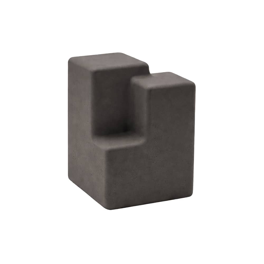 Table d\'appoint Matrix / 33 x 33 x H 47 cm - Béton - Mogg - Smoke - Béton