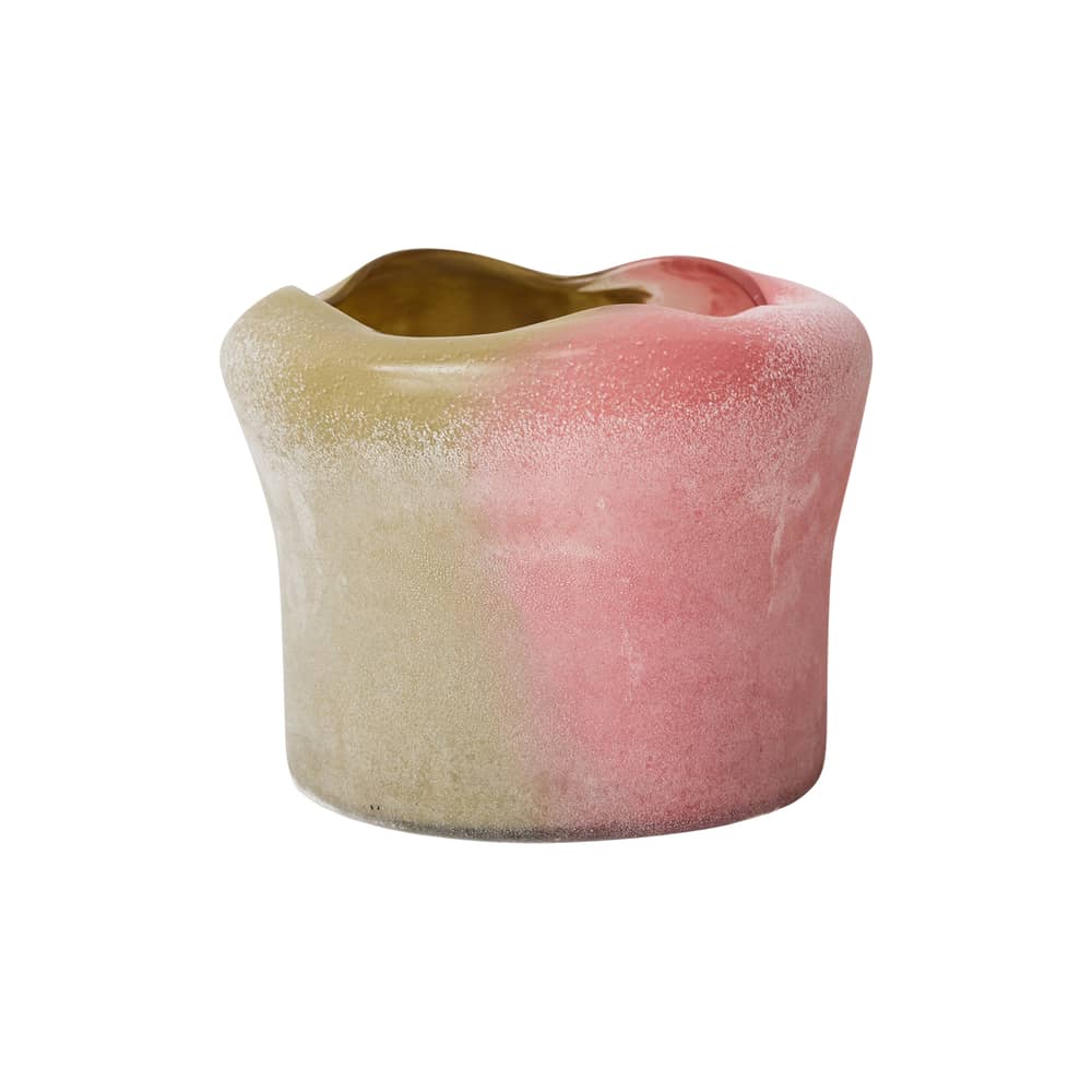 Vaso Folded mid vetro multicolore - HK LIVING - Multicolore - Vetro