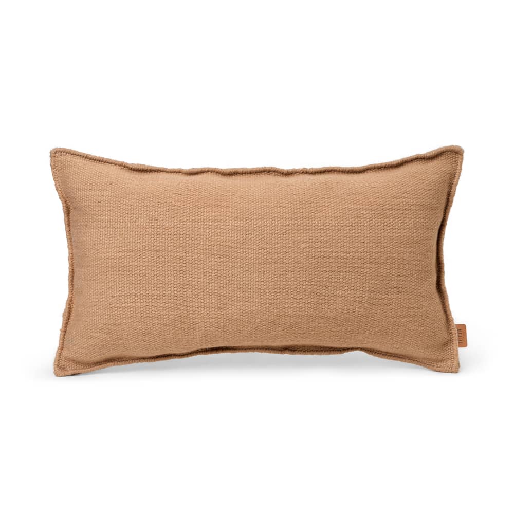 Coussin d\'extérieur Desert / Bouteilles plastique recyclées - 53 x 28 cm - Ferm Living - Sable - Tissu recyclé