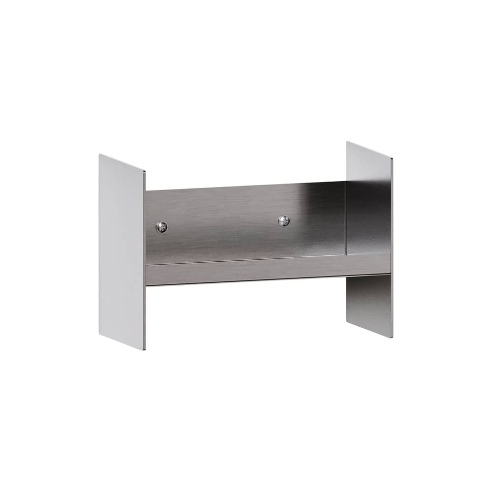 Étagère Pli Slim Core métal / L 20 x P 10 cm - TIPTOE - Inox brossé - Acier inoxydable brossé
