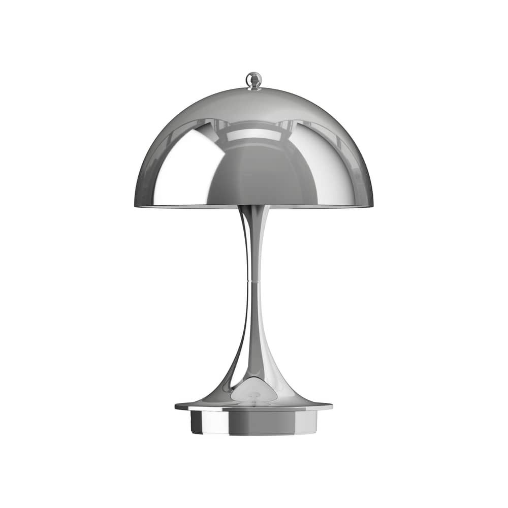 Schnurlosleuchte Panthella 160 plastikmaterial silber / LED - Ø 16 cm - Louis Poulsen - Verchromt - Polykarbonat
