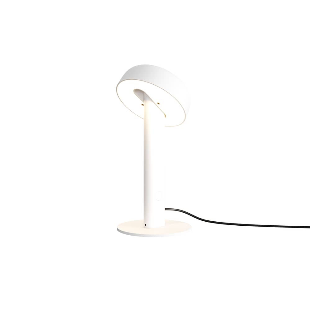NOD LED Table lamp metal white / Metal - H 25 cm - TIPTOE - Cloud white - Aluminium, Steel