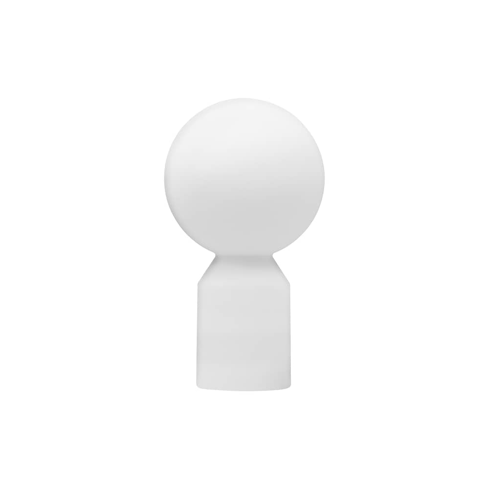 Lampe extérieur sans fil rechargeable Yo Small plastique blanc / LED - H 27 cm - Normann Copenhagen - H 27 cm - ABS, Polyéthylène