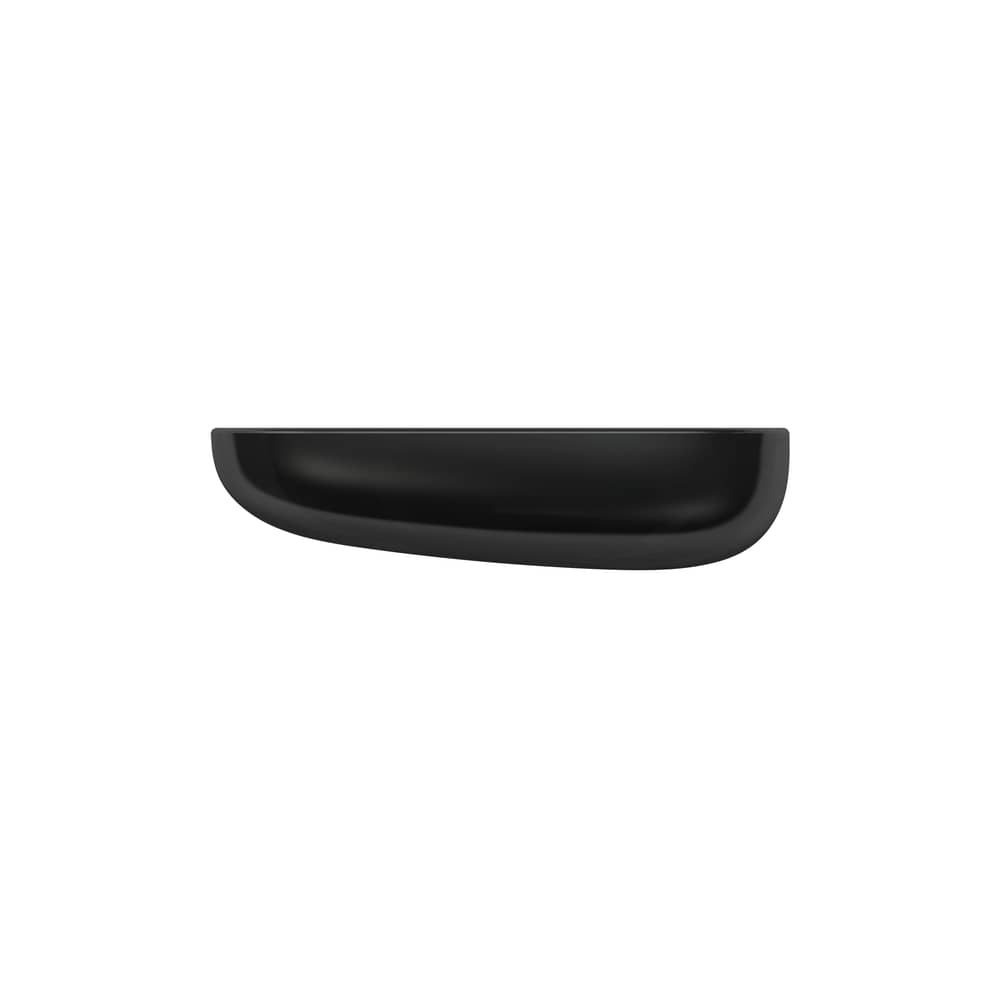 Mensola a muro Corniche Medium materiale plastico nero / L 35,2 cm - Bouroullec, 2012 - Vitra - Nero - Plastica