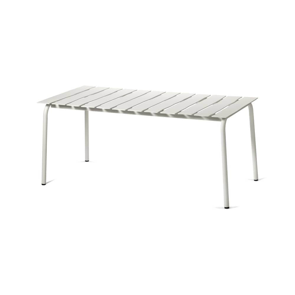 Tavolo rettangolare Aligned metallo bianco / By Maarten Baas - 170 x 85 cm / Alluminio - valerie objects - bianco - Alluminio termolaccato