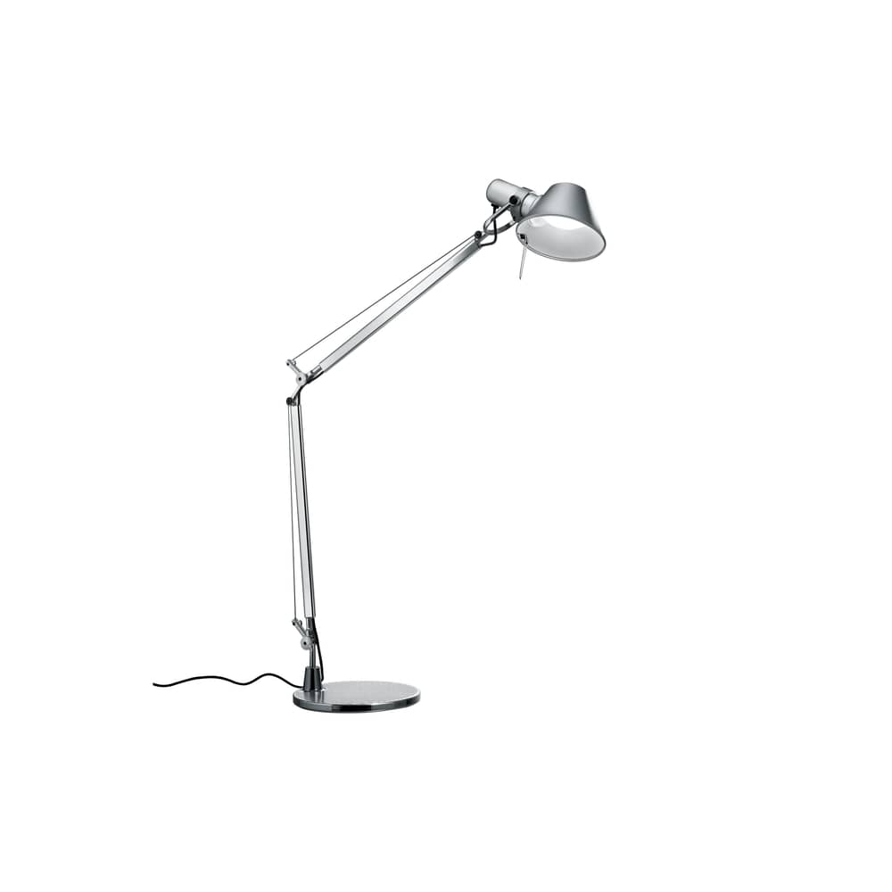 Tischleuchte Tolomeo LED metall / mit Bewegungsmelder - Artemide - Aluminium / mit Bewegungsmelder - Aluminium