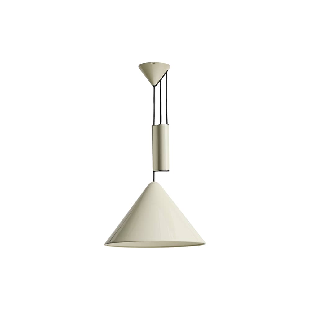 Suspension Compass / Hauteur réglable avec contrepoids - Ø 43 cm - Hay - Blanc - Aluminium laqué