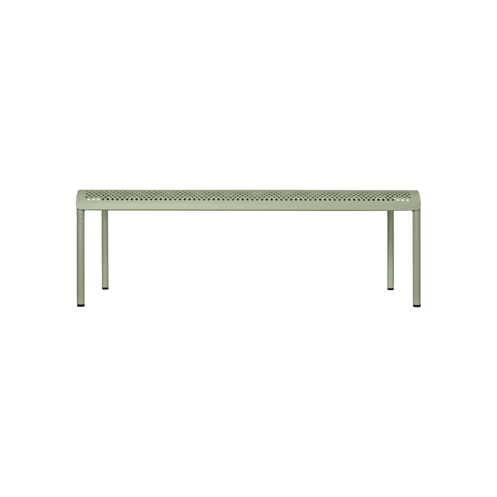 Table basse Dapple métal vert / 114 x 57 x H 38,5 cm - Ferm Living - Vert Thé - Acier galvanisé thermolaqué