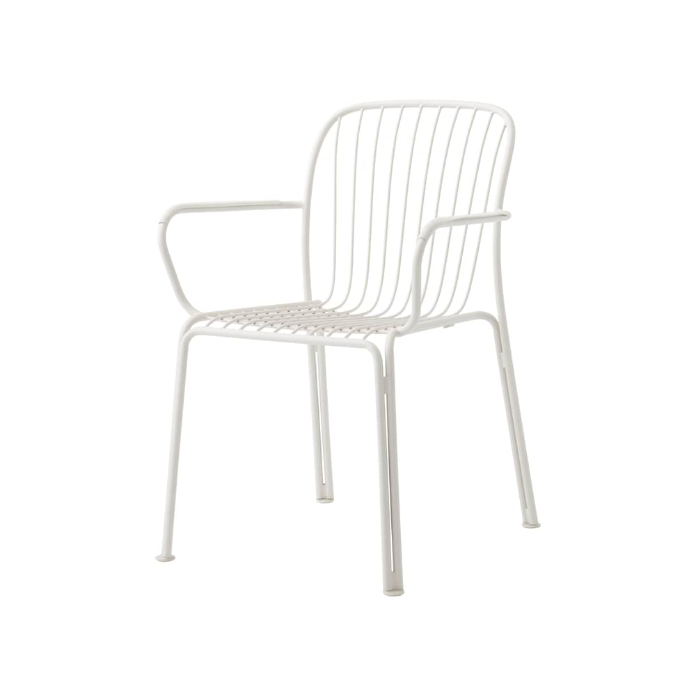 Thorvald SC95 Dining chair metal white - &tradition - Ivory - Steel