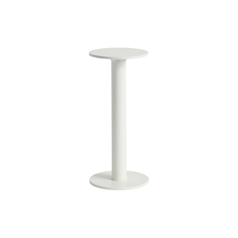 Lampe extérieur sans fil rechargeable Host Small / LED - H 22 cm / Fixation magnétique - Hay - Blanc crème - Acier thermolaqué, Aimant, Aluminium thermolaqué