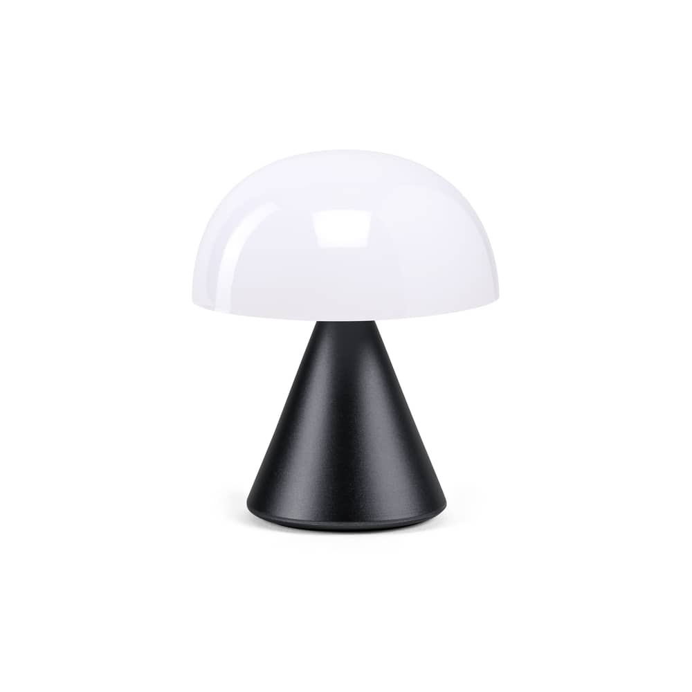 Lampe sans fil rechargeable Mina Mini LED métal plastique gris / H 8,3 cm / INDOOR - Lexon - Gris métallique - ABS, Aluminium
