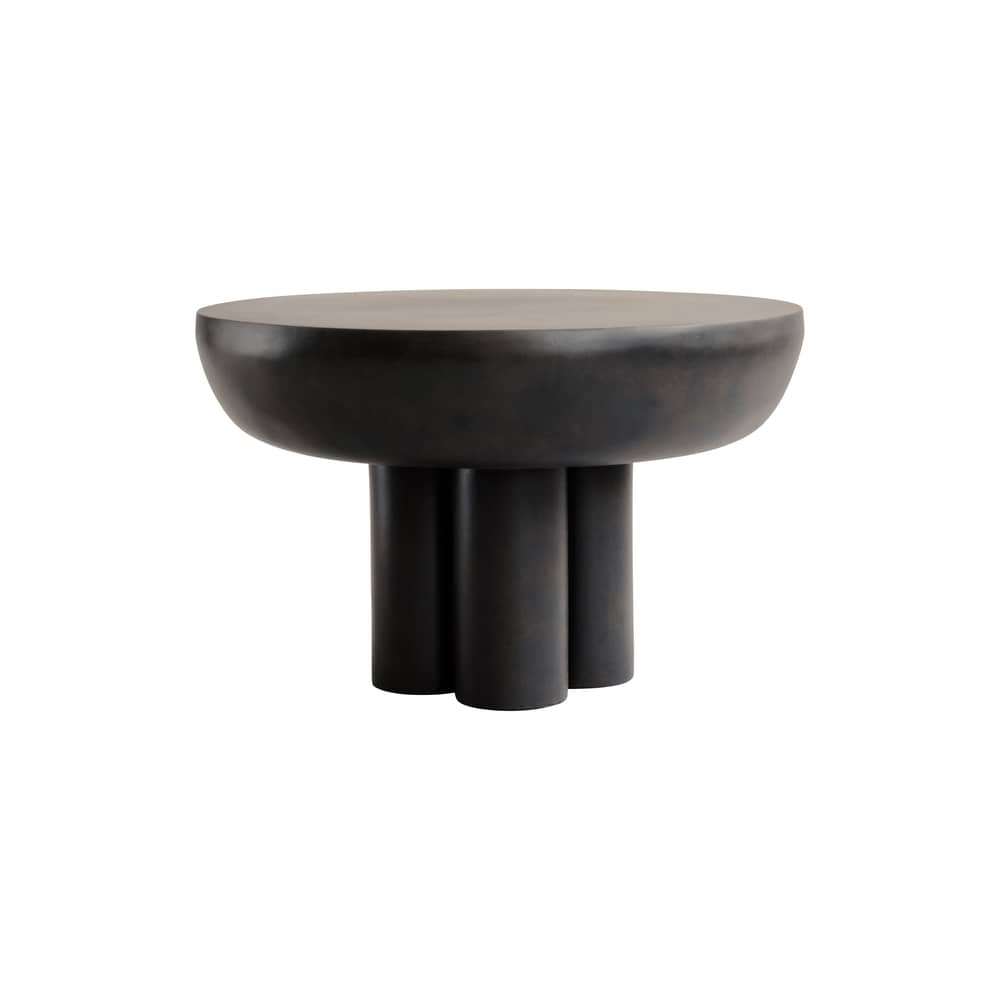 Tavolino Crown corian marrone / Ø 65 x H 41 cm - 101 COPENHAGEN - Caffé - Calcestruzzo fibrorinforzato