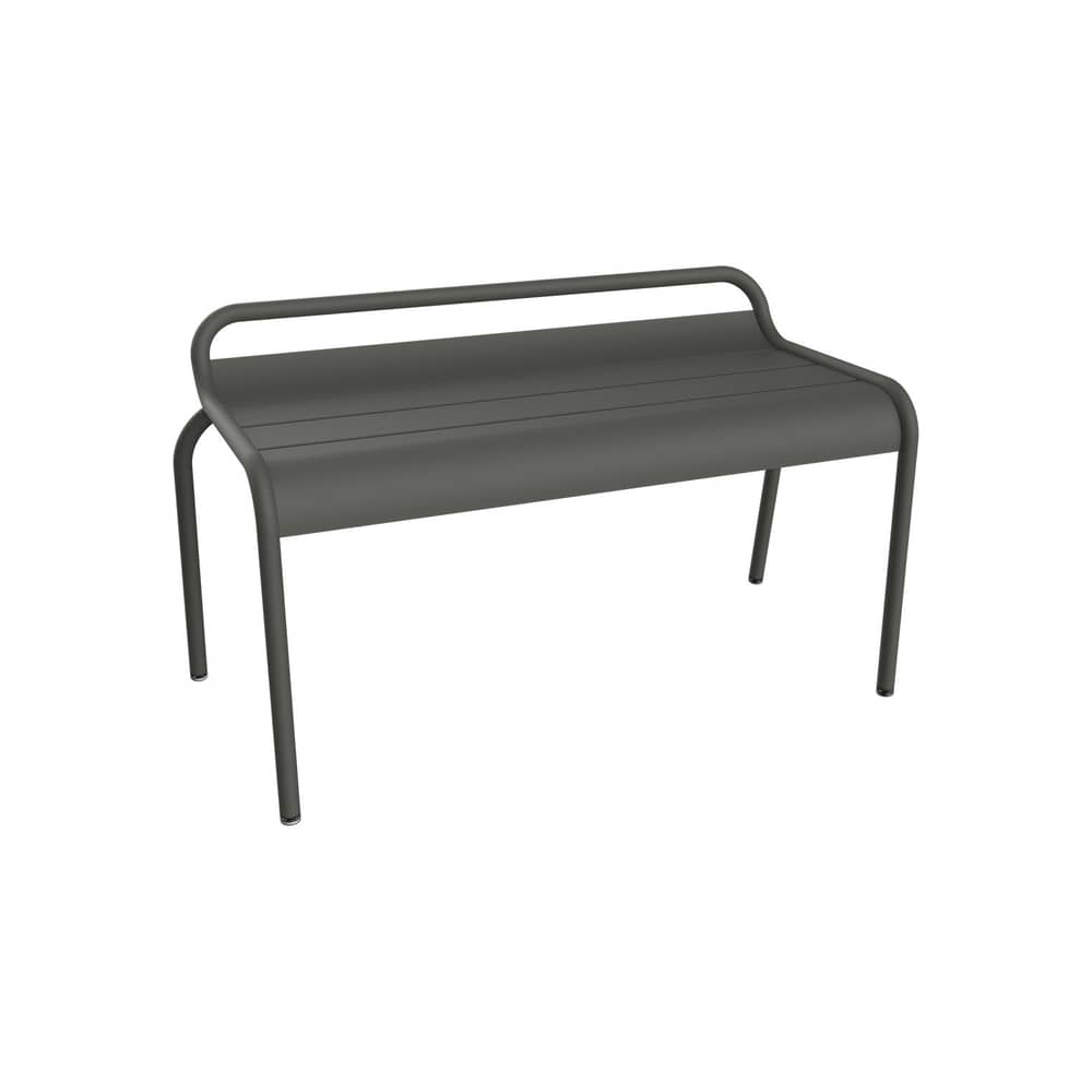 Banc empilable Luxembourg métal vert / Compact - 2 places / L 90 cm - Fermob - Romarin - Aluminium