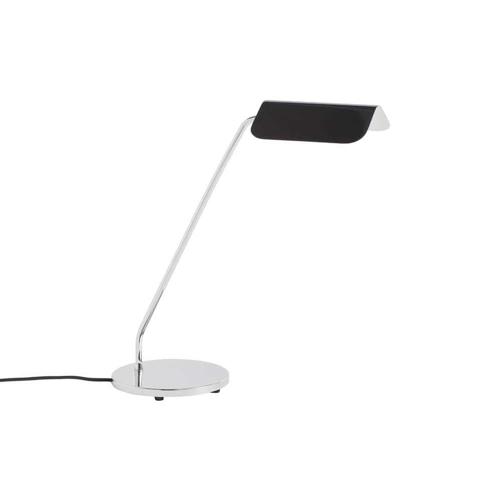 Lampe de table Apex métal noir / H 38 cm - Orientable - Hay - Noir - Acier