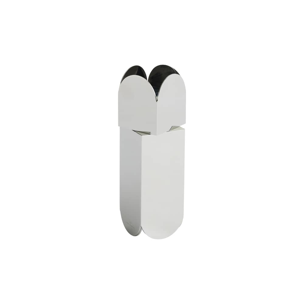 Macina spezie Arcs Large metallo argento / H 17 cm - Hay - Specchio - Acciaio inossidabile